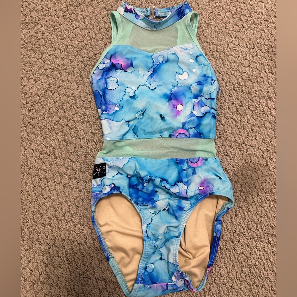 CL Kandi Kouture blue leotard dancewear